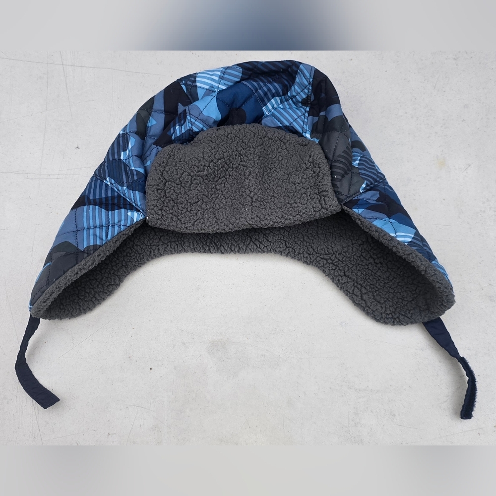 Gymboree Navy and Gray Fleece Hat